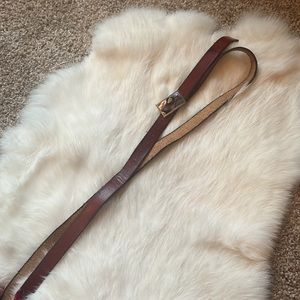 Vintage leather belt